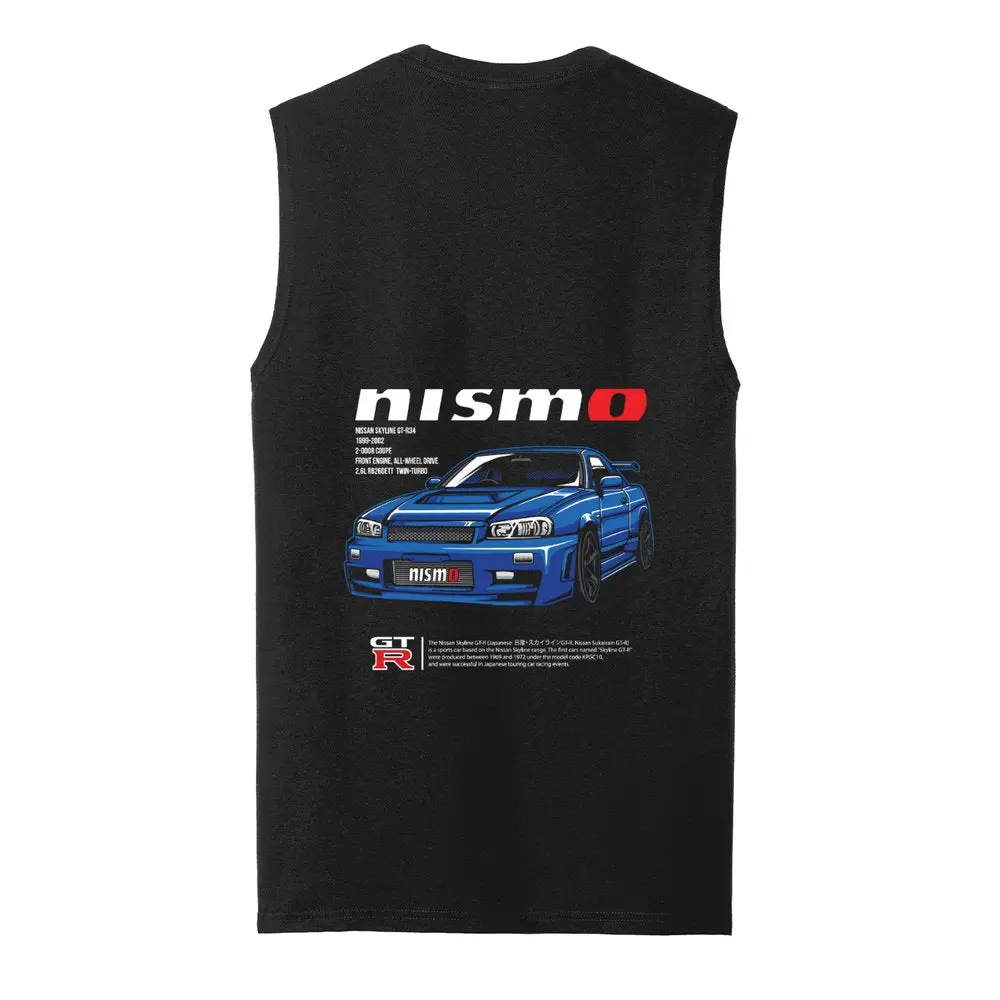 2To4Wheels Nismo District Muscle Tank – Nissan Skyline Gt-R Inspired Tee 1